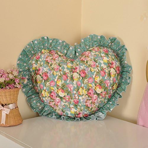 WW Pure cotton pillow/ car pillow/Creative heart-shaped pillow/ wedding cushion pillow-A 40x46cm(16x18inch)VersionB