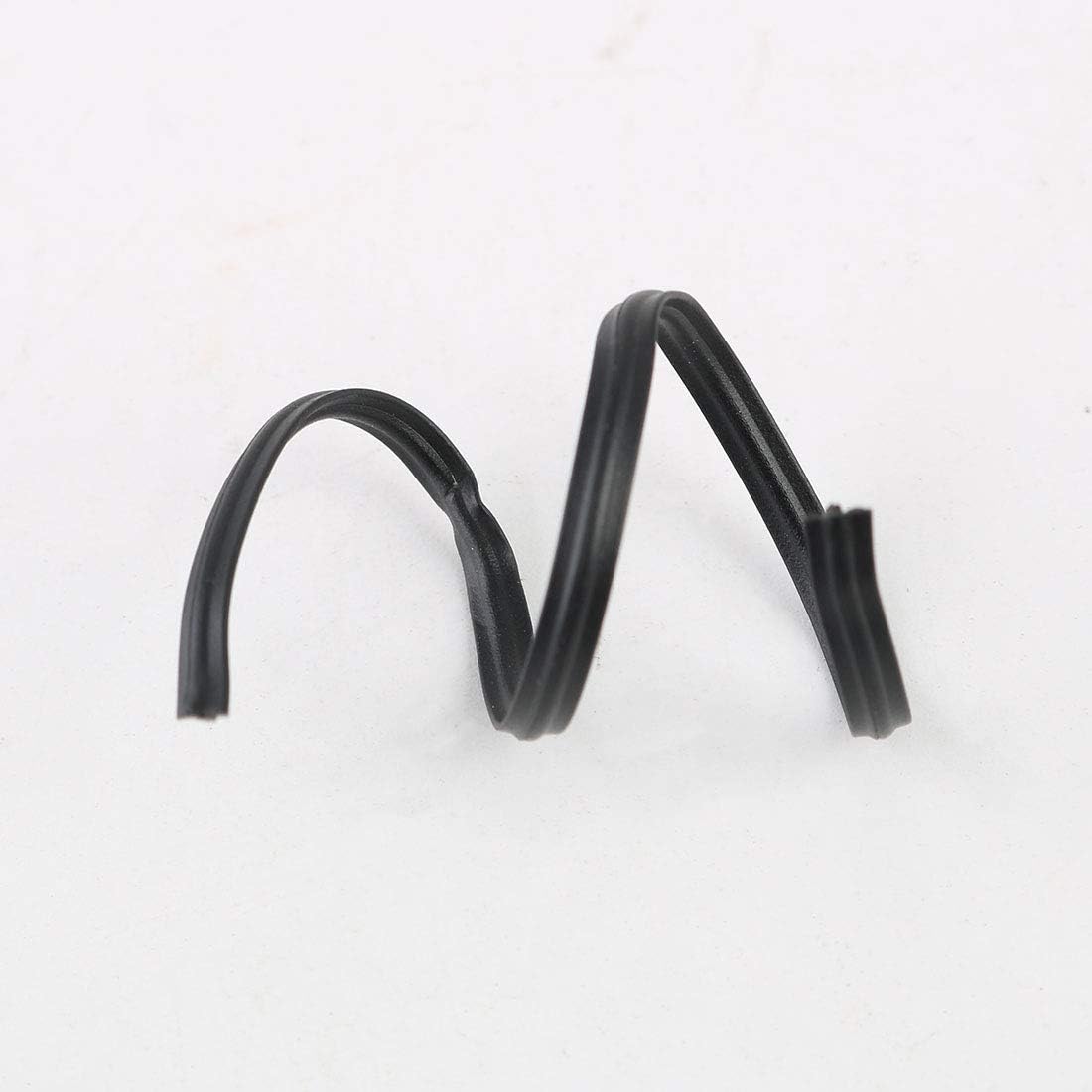 sourcing map Candy Bags Packaging Twist Cable Tie 1.8mm Width 100 Pcs Black - Image 5
