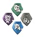 Cute Baby Bandana Drool Bibs - 4- Pack Set with Snaps - Soft and Absorbent Infant and Toddler Accessories - Perfect Baby Feeding Gift Set for Drooling, Feeding and Teething