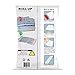 Alpha & Sigma Space Saver Roll-Up Storage Bags 10 Pieces S,M,L Sizes | Practical & Reusable Compression Bags with Ziplock | for Garments, Baby Clothes, Suitcases, Traveling, Underbed, Beddings & More