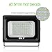 【Upgrade】Solar Flood Light Outdoor 60 LED Security Lights IP66 Waterproof 300 Lumens Floodlights 6000K Auto-Induction Solar Power Bright Light for Lawn Backyard Garden (Daylight White)