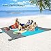 KeShi Sand Free Beach Blanket, Extra Large Oversized 9' x 10' for 7 Adults, Compact Outdoor Beach Mat, Quick Drying, Lightweight & Durable, Ultra Portable for Beach, Picnic, Camping