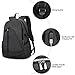 ibagbar Water Resistant Laptop Backpack with USB Charging Port Fits up to 15.6-Inch Laptop and Notebook Black