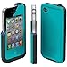 LifeProof FRĒ iPhone 4/4s Waterproof Case - Retail Packaging - TEAL/BLACK