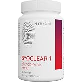 Systemic Formulas MyByome ByoClear 1 - Microbiome Reset. 30 Capsules. Digestion Health. Clinical Strength Herbal Complex