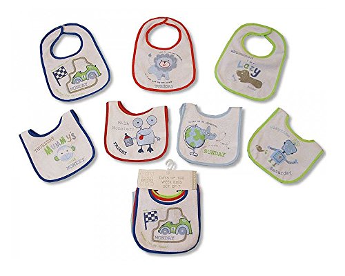 days of the week bibs