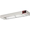 KOUWO 36 Inch Food Heat Lamp Commercial Food Warmer Overhead Strip Warmer 850 Watts with Chain and Us Plug,110v (36")
