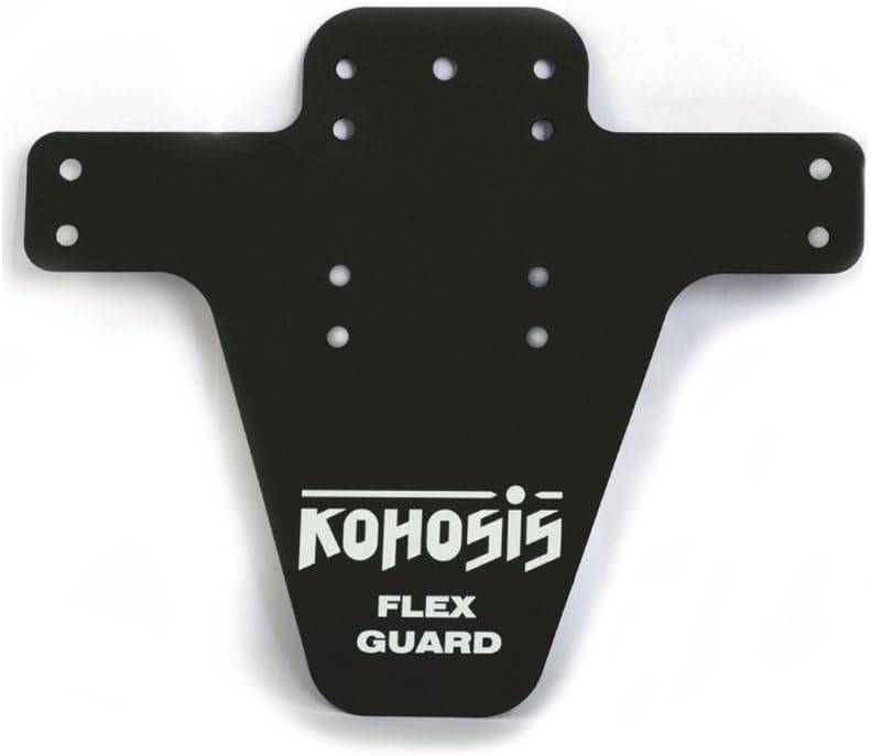 Kohosis Bike MTB Bicycle Easy Installation Front and Rear Suspension Flex Mud Guard, Fender, Black, 1pcs