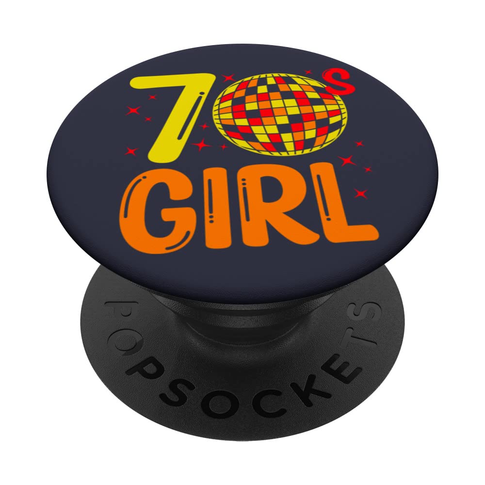 Disco 70s Girl PopSockets Swappable PopGrip