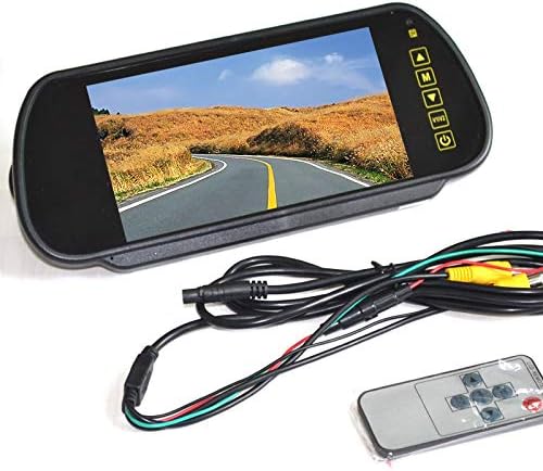 Dolphin Automotive Clip On Mirror Monitor For Reversing Camera (7" Mirror Monitor)