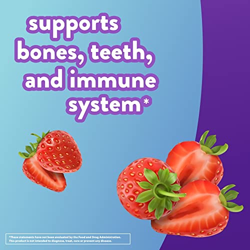 vitafusion Extra Strength Vitamin D3 Gummy, Strawberry Flavored Bone