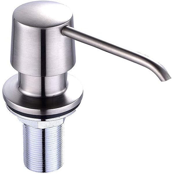 Forious Soap Dispenser For Kitchen Sink Under Counter Brass