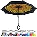 CIOR 30 Colors Double Layer Inverted Umbrella Windproof UV Protection With C-Shaped Hook for Car and Outdoor Use