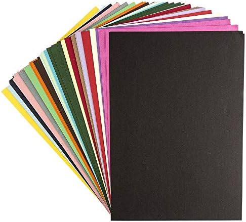 Papel color surtido | Cartulina DIN A4 de 220 g/m2, 20 colores diferentes, 100 hojas