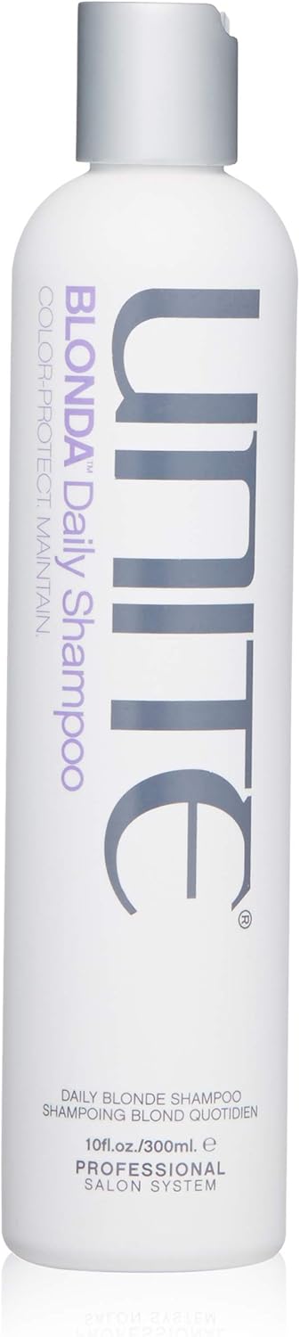Unite Blonda Daily Shampoo For Unisex 10 oz Shampoo, White, 295.74 ml (Pack of 1)