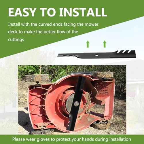 482878 Commercial Mulching Blades Set Replaces Scag A48108 48108 481707 481711 48185 photo 11