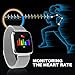 Fitness Tracker - Activity Tracker with Step Counter - Waterproof SmartWatch with Heart Rate Monitor - Fit Watch Sleep Monitor Step Counter for Android & iPhone