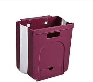 ZHANGFAN Basurero Plegable Cocina Inodoro Basurero montado en la Pared
