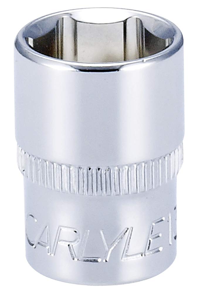 Carlyle Hand Tools Socket - Shallow - Metric Standard - 1/4" Dr - 13 mm