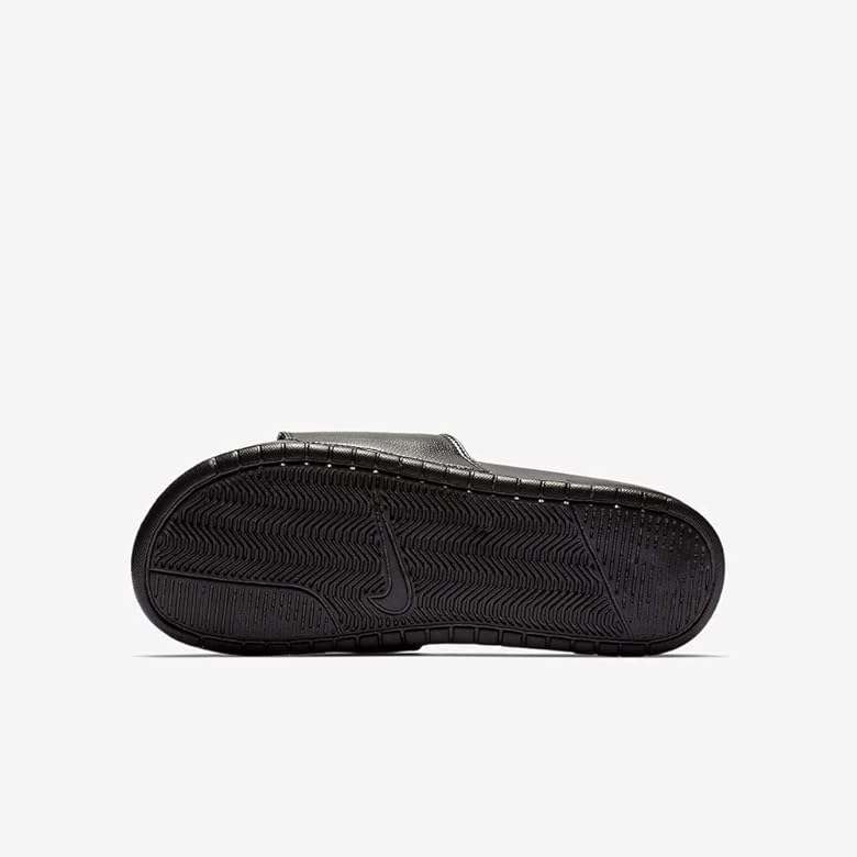 men's nike benassi slides white