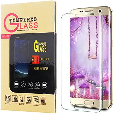 Galaxy S7 Edge Screen Protector,S7 Edge Tempered Glass,Wattly [Case Friendly][Bubble-Free] Screen Protector for Samsung Galaxy S7 Edge