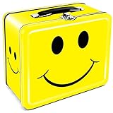 Aquarius Happy Face Tin Lunch Box