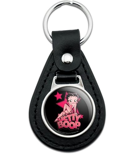 Amazon.com: GRAPHICS & MORE Black Leather Betty Boop Pink Polka
