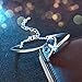 GEORGE · SMITH Heart Bracelet for Women-with Blue Crystals, Adjustable Silver Love Bracelets Charm Bracelet Birthday Jewelry Gifts for Girl Wife with Jewelry Box