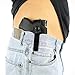 ComfortTac Concealed Carry Holster | Carry Inside The Waistband IWB or Outside The Waistband OWB | Size 3 Fits Glock 26, 27, 30, 43, M&P Shield 9mm.40.45 Auto, Ruger LC9, LC380, and Similar Guns