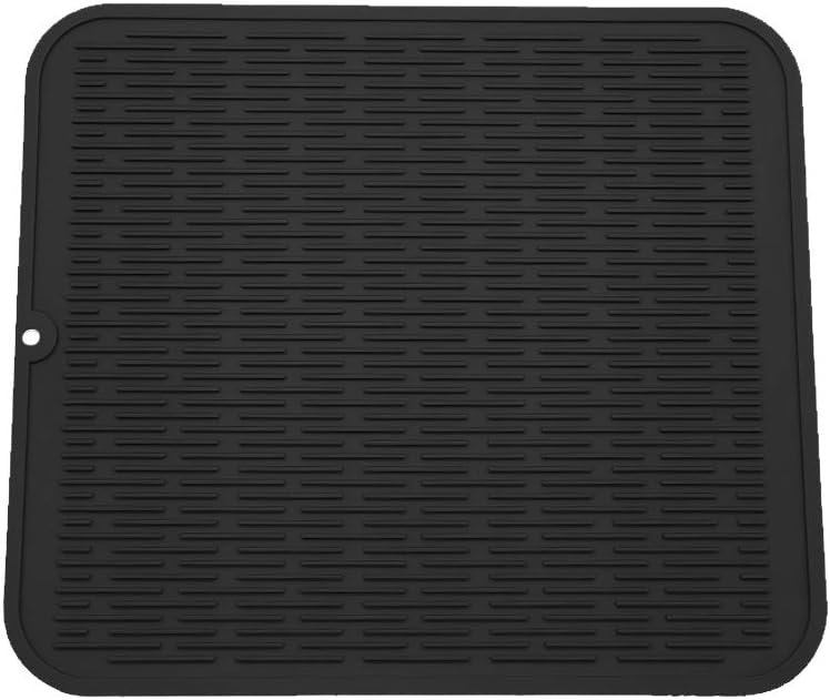 Best dish mat drying kitchen mat black 16×18