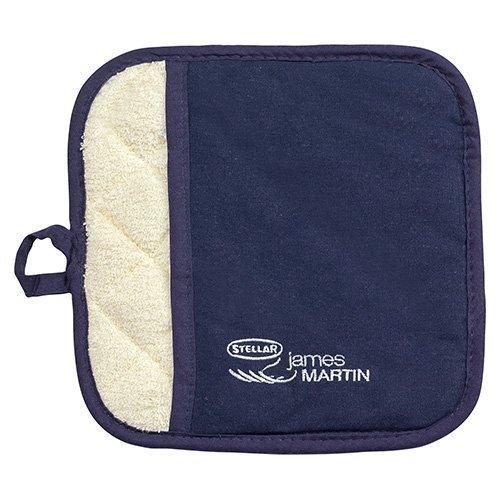 Stellar James Martin Pot Holder, Oven Glove, Apron, Cotton (Pot Holder, 20cm)