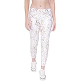 WAVRYN ACTIVE Women’s Golden Snake Leggings Seamless Compression Yoga Pants with Tummy Control, Squat Proof Workout Leggings