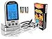 Modern Chef Wireless Digital Thermometer, Perfect for Cooking Meat, BBQ, Oven, Smoker, Grilling, Broiling, Ribs, Steak, Chicken, Beef with Timer, Batteries and 2 Probes in Silver