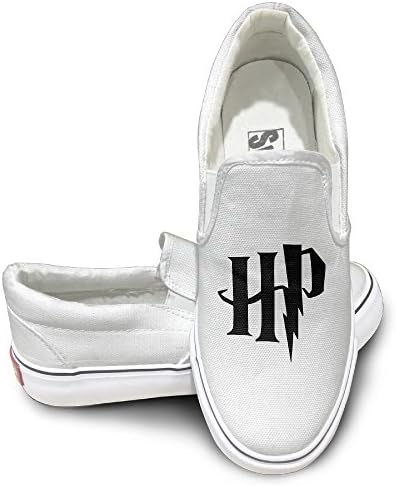 ZHEME HP Oxford Unisex Flat Canvas Shoes Sneaker White 35