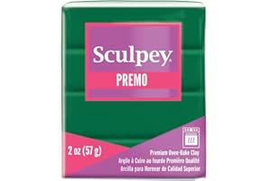 Sculpey Premo Polymer Clay 2oz-Forest Green
