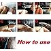 TLHOME Hair Extension Kit Pliers + Pulling Hook + Bead Device Tool Kits + 500pcs Miciro Rings (Black# Beads)