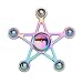 SUMCI Fidget Spinner Toy for relieving ADHD, Anxiety, Boredom EDC Tri-Spinner Fidget Toy Smooth Surface Finish Ultra Durable