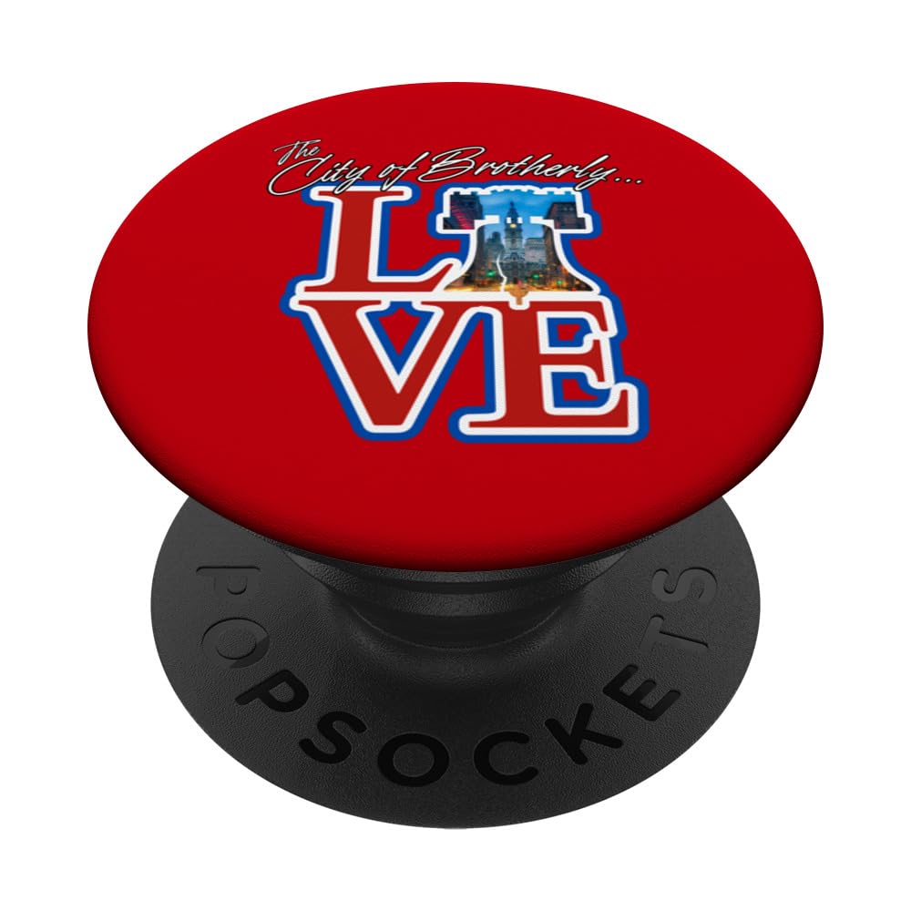 Philadelphia City of Brotherly Love Park Philly Liberty Bell PopSockets Swappable PopGrip
