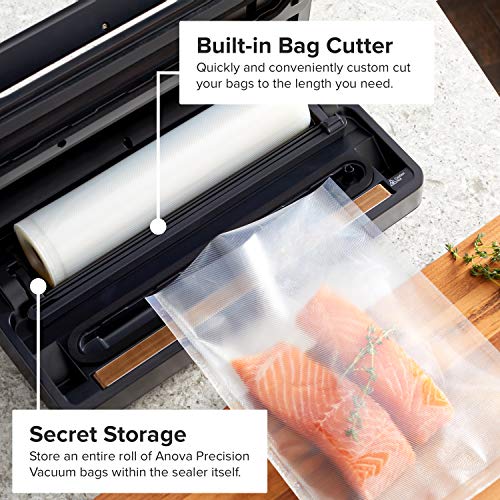 Anova Culinary Precision Vacuum Sealer Pro, Includes 1 Bag Roll, For