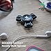 Anti-Stress Spinner Top | Relieves from Stress and Bad Habits! Relax, Focus, Relieve - with Innovative, Upgraded 2017 Fidget Spinner. All Black Premium Color
