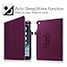 Fintie Folio Case for iPad Air 2 - Premium Vegan Leather Slim Fit Case Smart Stand Protective Cover Auto Sleep/Wake Feature for iPad Air 2, Purple