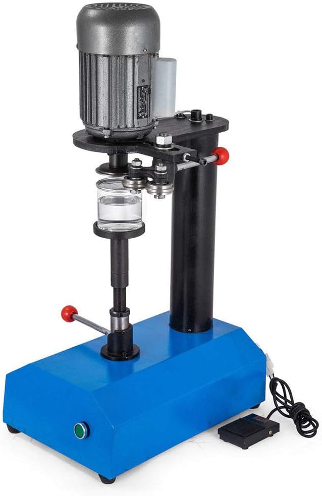 110V 370W Manual Tin Can Container Capping Sealer Tin-Plate Can Sealing Machine