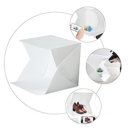 BRIGHTFUFU 1 Set Folding Light Box Tent with Color