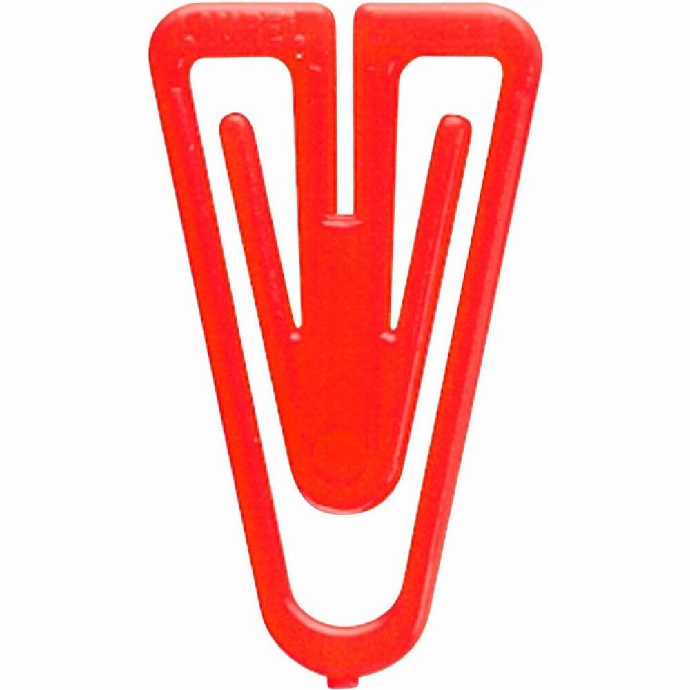 Plastiklips Paper Clips Medium Size 500 Pack Assorted Colors (LP-0300)