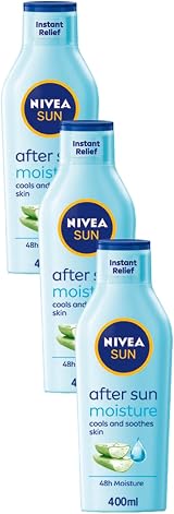 NIVEA SUN After Sun Moisturising Soothing Lotion 400 ml Pack of 3