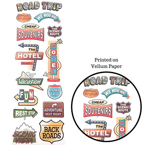 4 Travel+Nature+Scrapbook+Stickers+Vintage