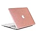 Macbook Pro 13 inch Case, VTOSEN 2 in 1 Bundle Bling Glitter PC Hard Shell Cover Case with Keyboard Cover for Macbook Pro 13.3 inch with CD-ROM (Non-Retina)(Model:A1278) - Rose Gold