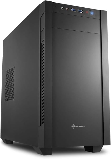 Sharkoon S1000 - Caja de Ordenador, PC Gaming, MICRO-ATX, Negro: Amazon.es: Informática