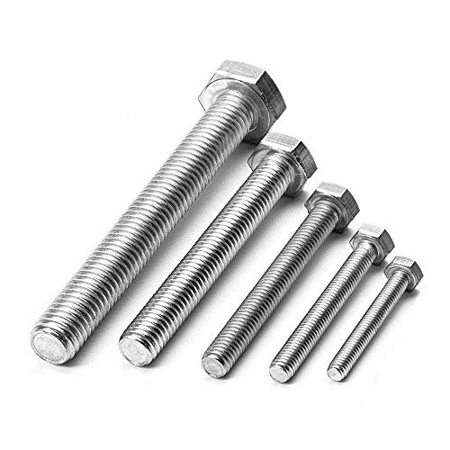 10x200 mm DIN 933 Edelstahl A2 VA V2A - 500 Stück