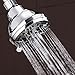 AquaDance Chrome Finish 6-Setting Shower Head for Maximum Power. Enjoy 2.5 gpm Spiral High Performance Luxury Even Under Low Water Pressure